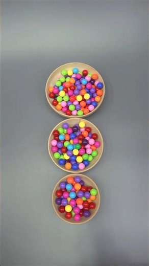 Mesmerizing Colored Balls Falling From a Bowl🌈🔉Reverse Magic #asmr #satisfying #colorfulballs