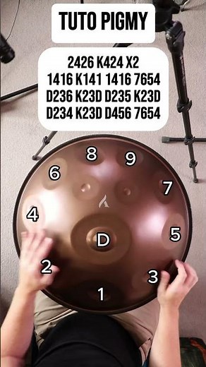 Learn handpan easily with the Handpan Facile method 🚀 #handpantutorial #handpantutorial