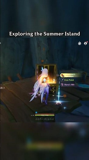 Exploring the Summer Island – Precious Chest & Pyroculus 🔥 | Genshin Impact