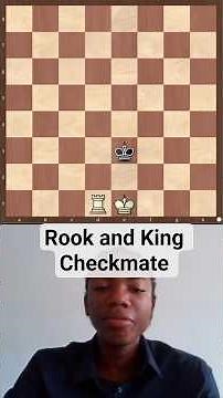 How to Checkmate With Rook And King #chess #endgame #chesstips #chessstrategyforbeginners