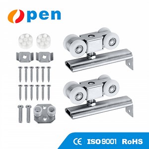 [Hot Item] Stainless Steel Sliding Door System/Wardrobe Door, Wooden Door Nylon Hanging Sliding Door Roller