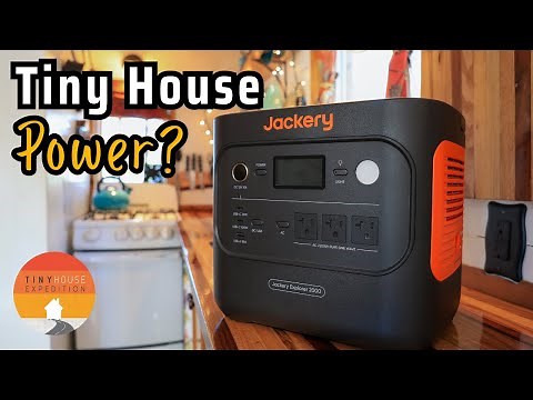 Tiny House Power Test! NEW Jackery 2000 v2 Solar Generator