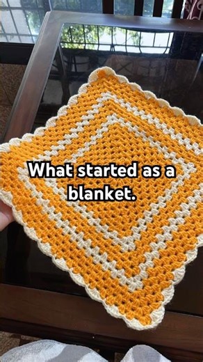 Crochet table mat. #tablemat #crochetblanket #crochet