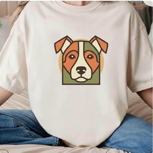 Retro Dog Face Illustration | Vintage Pet Lover Design (digital Download) - Etsy