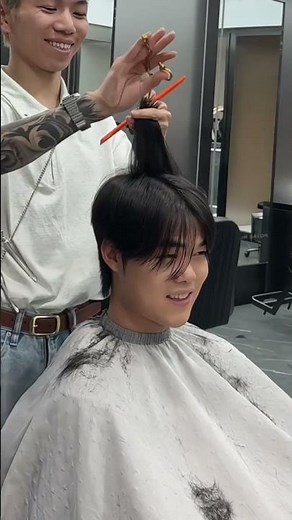 From Messy to Model: Insane Hair Transformation! #hairmaster #hairstyle#howtocut