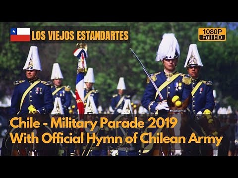The Latin Prussia - Chile Military parade with "Los Viejos Estandartes" (1080P)