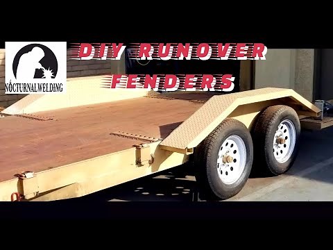 DIY RUNOVER TRAILER FENDERS