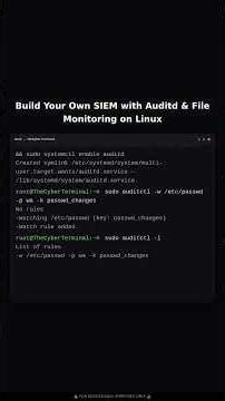 Creating a DIY SIEM on Linux using Auditd and File Monitoring