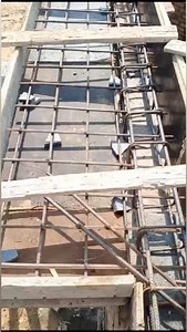 Lintel beam and window shade ready for concrete pouring. | The Dynamic Engineers.