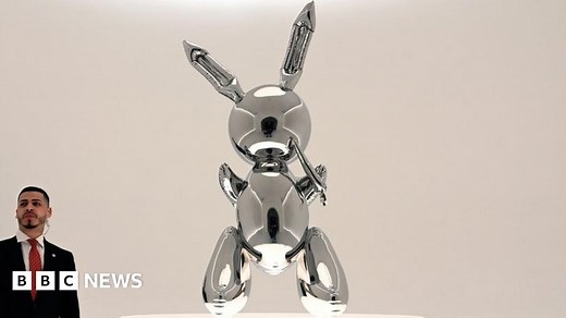 Jeff Koons' Rabbit sculpture breaks record for living artist