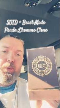 SOTD: Bleu Noir Parfum + Riffs Avante Garde a nuclear Prada Lhomme Clone