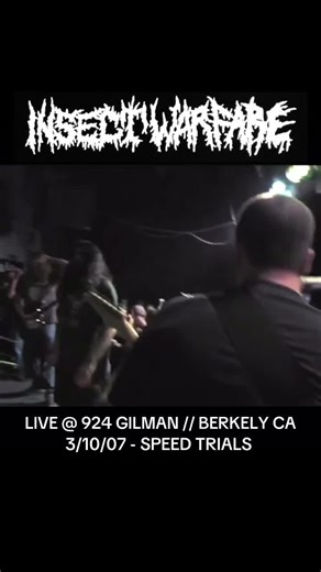 INSECT WARFARE🔥 performing “Hydrophobia” live @ 924 Gilman St back in 2007 for the famous event back then “Speed Trials” Watch the full set at “KillThatCat” on YouTube! #sacramentopunkshows #fastcore #sacramentohardcore #mincecore #skramz #extrememusic #beatdown #hc #metal #hardcore #thrashcore #916noise #20916 #bayareahardcore #crust #crustpunk #punk #punkrock #anarchopunk #DIY #punkshow #beat #powerviolence #924gilman #grindcore #insectwarfare #punk