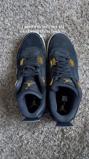 Jordan 4 Retro Royalty Restoration Process Revealed