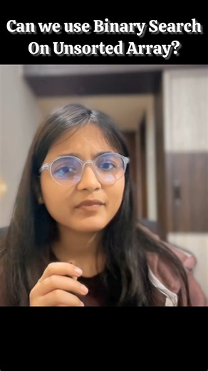 Ekta Agrawal on Instagram: "Find Peak Element | Binary Search on Unsorted Array | LeetCode 162 Binary Search without Sorting | O(log N) Interview Trick Coding interviews mein aksar ek trick question poochha jaata hai: 👉 “Kya hum unsorted array pe Binary Search laga sakte hain?” 👉 Comment CODE for the implementation 👉 Visit profile for more coding & placement-focused breakdowns 👉 Follow for engineering-level interview prep 🚀 #BinarySearch #FindPeakElement #leetcode #DSAInterview #codinginter