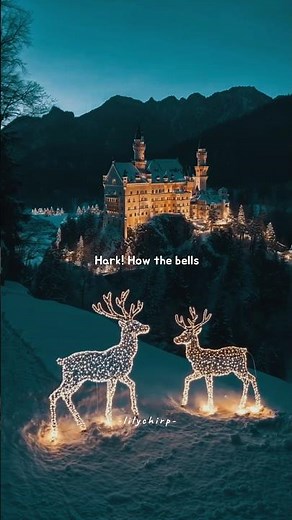 Carol of the Bells - Christmas Song | lyrics | aesthetic | Whatsapp Status | English songs | sped up