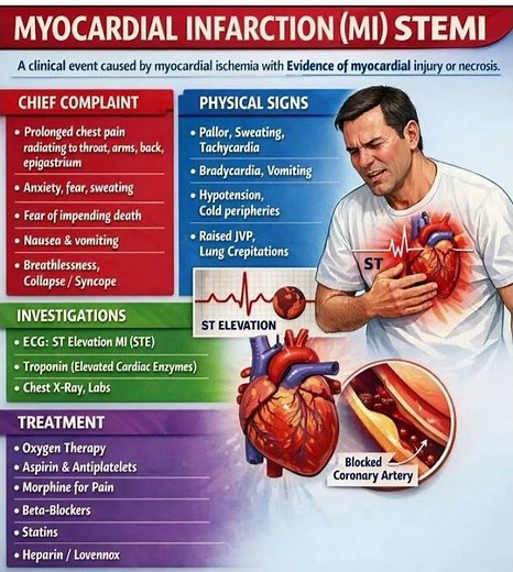 STEMI Heart Attack Explained | Nurses & Midwives Must Know! 💉❤️