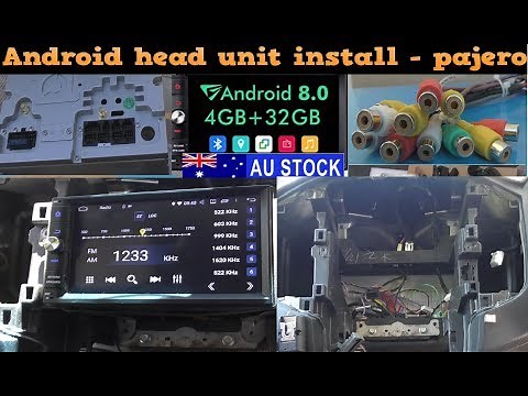 Android head unit install - Pajero