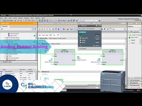 Analog Output Scaling || TIA Portal