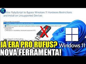 🔥FLYBY11! NOVO APP PARA INSTALAR WINDOWS 11 SEM REQUISITOS!