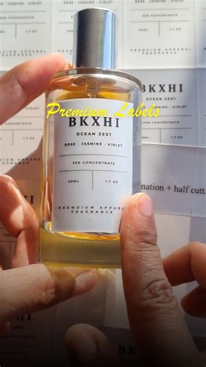 Custom Labels for Perfume Bottles | Small Business Packaging Hack