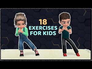 18 FUN EXERCISES DAILY KIDS WORKOUT