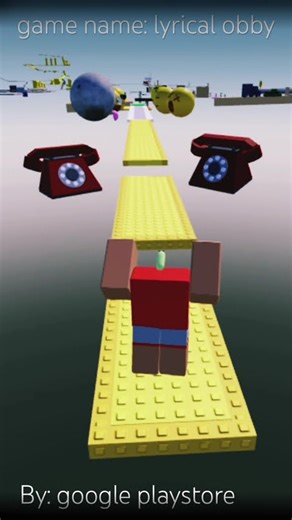 Game name: lyrical obby by google playstore