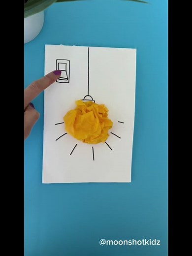DIY interactive lightbulb 💡 card. Easy paper electronics project for beginners. You will need: - LED diode - Conductive copper tape - Coin cell battery - Paper - Marker - Tissue paper #papercraft #stemchallenge #stemteacher #scienceathome #scienceismagic #diycards