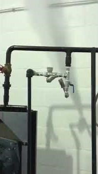 Delta venturi steam trap on steam test station with no load