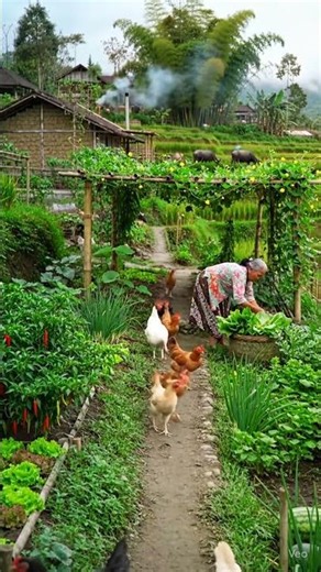 Peaceful Life in the Countryside#shorts #nature