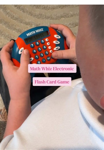 Math Whiz Electronic Flash Card Game, makes math actually fun. #math #mathwhiz #mathtrick #newyearnewme #tiktokshopjumpstartersale