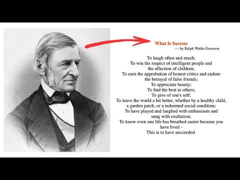Emulate the Poem "What is Success?" by Ralph Waldo Emerson!