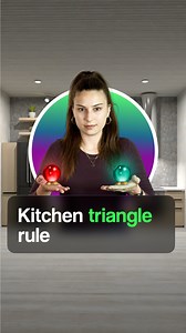 2.2K views | According to the kitchen triangle rule, scheme 1 is more...