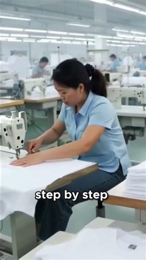 Journey of Your T-Shirt | Factory Story #shorts #factoryprocess #garmentfactory