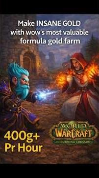 400g+ Per Hour Wow Classic Anniversary TBC Prep Gold Farm #tbc #worldofwarcraft #wowclassic