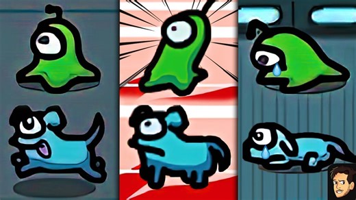 All pet reactions to your death in Among Us and all Among Us death animations