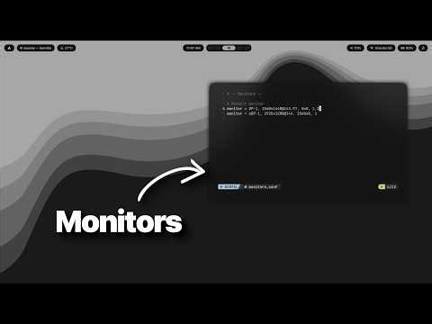 Easiest Multi-Monitor Setup on Hyprland