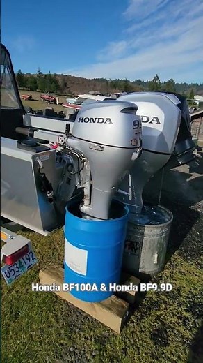 Honda BF100A & Honda BF9.9D ‪@OutboardMadness‬ #outboardmadness