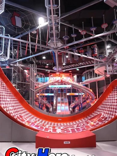 City Hero Sport Space | Cheer Amusement® 🎉 At Cheer Amusement®, we take pride in transforming visionary ideas into reality through our full-process manufacturing and engineering expertise. The City Hero Sport Space was developed in close collaboration with our client, whose color philosophy set the foundation for this dynamic, high-impact play destination. Together, we brought this vision to life — where creativity meets motion and every moment feels iconic. 🚀 🔴 Geometry in Motion Shapes do m