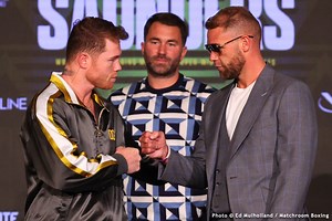 Canelo Vs Saunders: Final Quotes, Notes, Photos & Videos