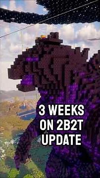 2b2t Godzilla 3 WEEK UPDATE #minecraft #2b2t #gaming