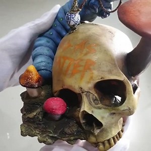 8.9K views · 496 reactions | Alice in Wonderland inspired skull  Follow our insta -> Instagram.com/festivalofthedead jackofthedust | Festival of The Dead | Facebook