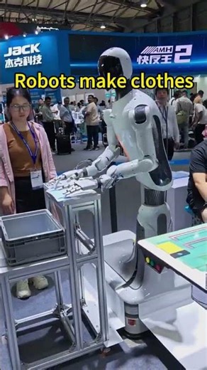 Robots make clothes #robot