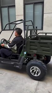 Gas-powered 200cc farm utility vehicle with cargo bed—your ultimate 4x4 off-road workhorse! Factory direct supply, delivers worldwide. Tackles farms, mountains, and rough terrains with ease. #FarmVehicle #ATV #AllTerrainVehicle #FactoryDirect | Sea Otter ATV