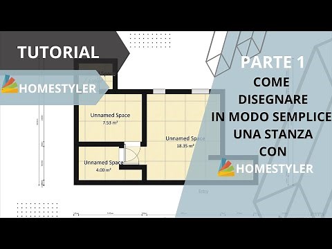 Parte 1 : Come disegnare una stanza con Homestyler (Tutorial ITALIANO)