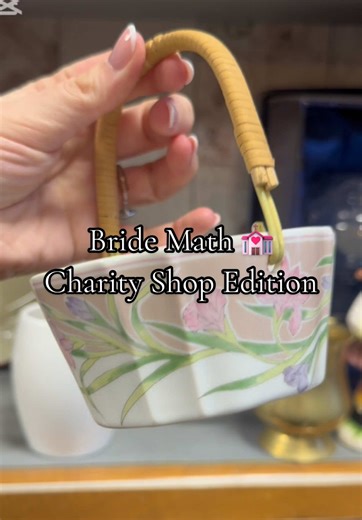 The “Bride Math” Series - Charity Shop Edition #diybridetobe #weddingideas #weddingtips #charityshophaul #creatorsearchinsights