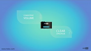 HDSX TV Sound Optimizer | \nConsistent volume, clear dialogue