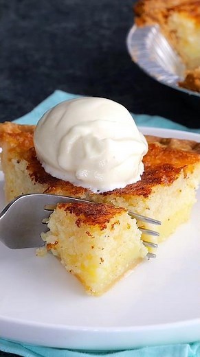 Old-Fashioned Buttermilk Pie is so easy and the flavor can’t be beat! #dessert