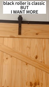 Who knew a barn door roller could make such a statement in my home? #idealbarndoor #homedecor #homedesign #barndoor #interiordesign #barndoorhardware #barndoorroller | Ideal Barn doors