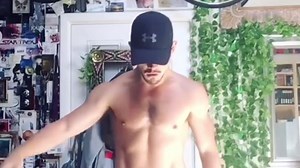 'Stranger Things' Star Dacre Montgomery Cannot Stop Dancing Without a Shirt On