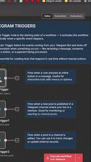 كيفية استخدام Callback_Query في Telegram Bot مع n8n للأزرار